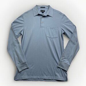Arnold Palmer Classic Polo Shirt Men’s Sz S Baby Blue Long Sleeve Golf Casual